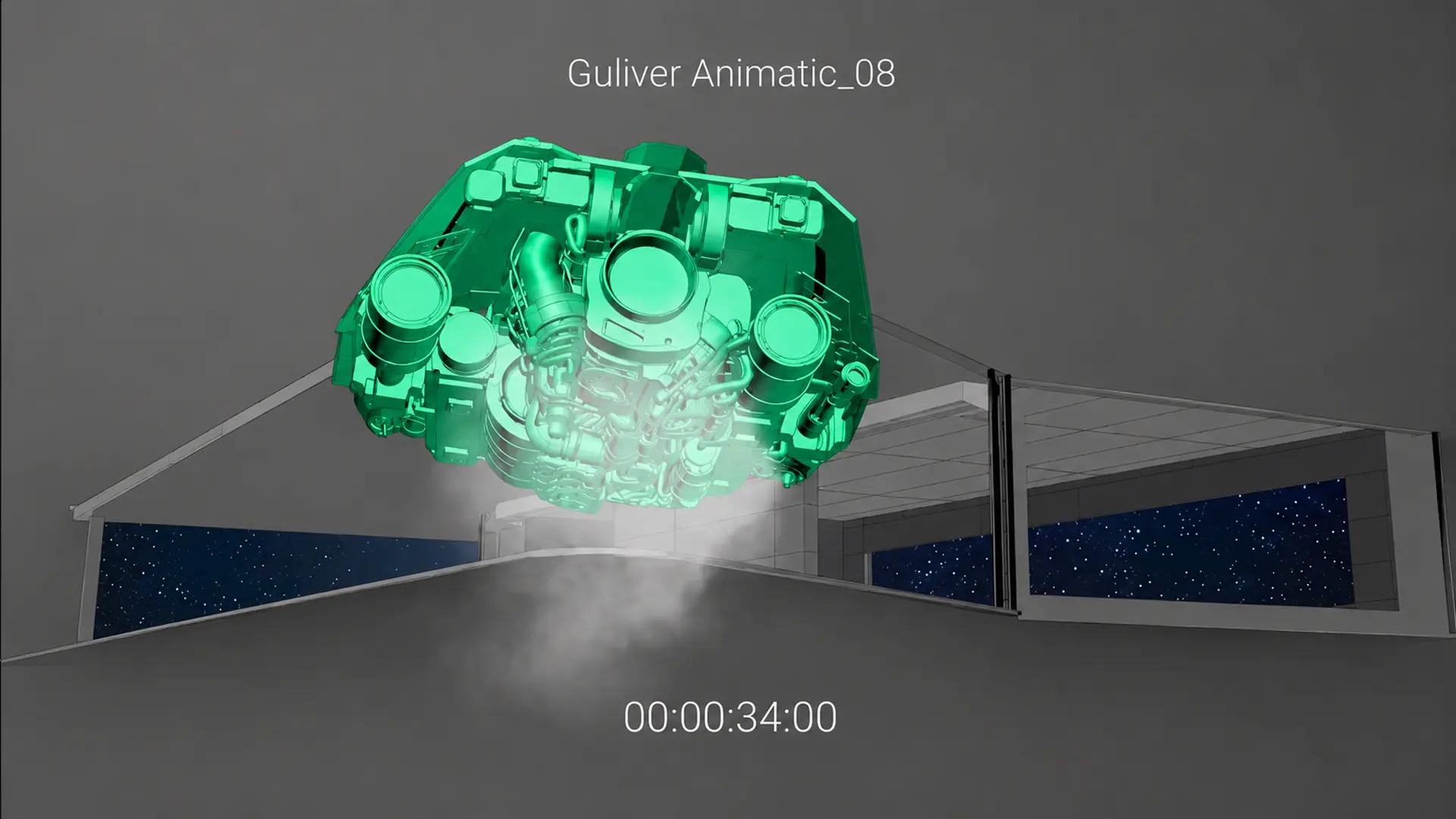 Bottle spaceship CGI placeholder